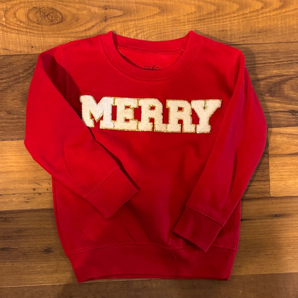 Sweet Wink Red 'Merry' Sweatshirt